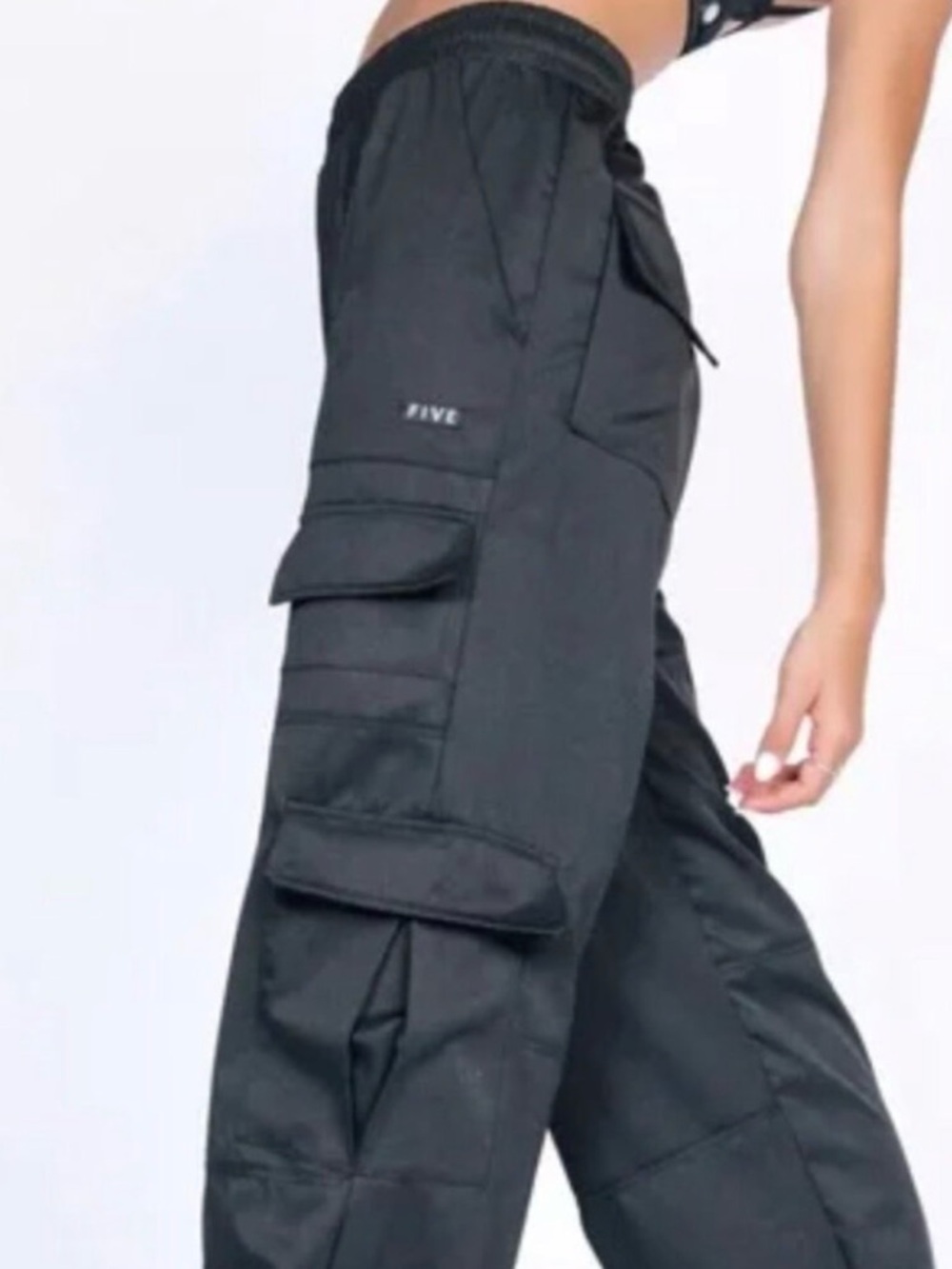 Five Dancewear Black Cargo Pants. Size XS